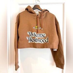 Vivienne Westwood Brown Hoodie + Skirt. Size S. US 2. New never worn.